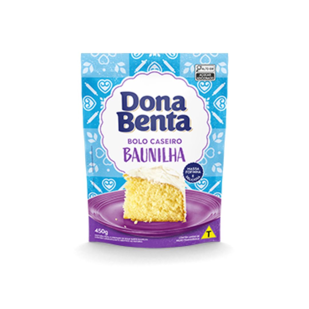 Mistura Para Bolo Dona Benta Baunilha 450g - Vip Niners